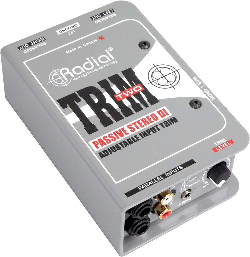Radial Engineering R800 1117 Trim-Two 2-Channel Passive DI Box — main product image