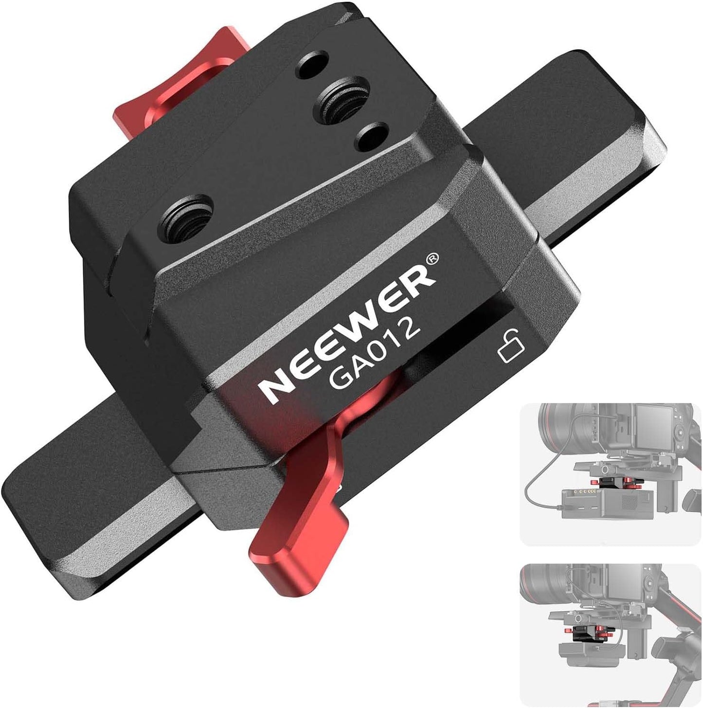 Neewer 10103281 Mini V Mount Battery Plate Gimbal