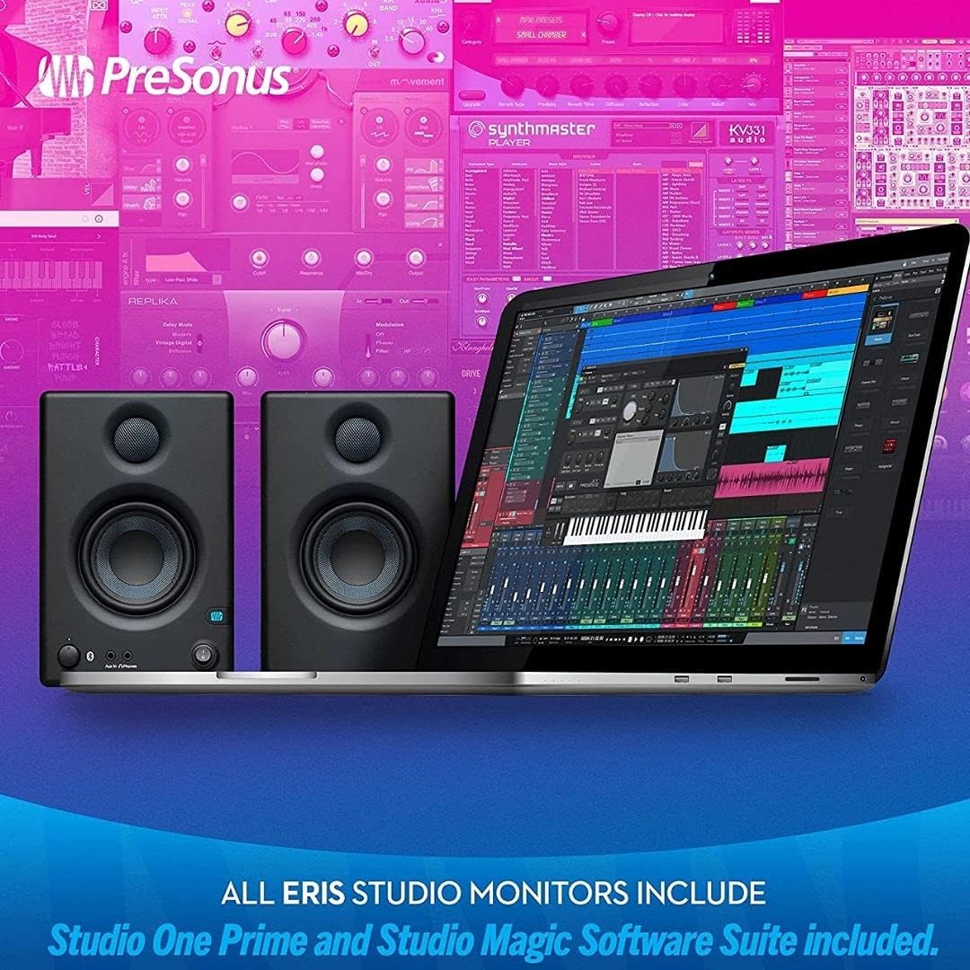 PreSonus Eris E3.5 BT 3.5" Bluetooth Studio Monitors