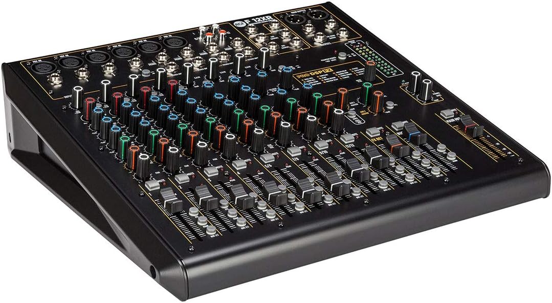 RCF F-12XR 12-Channel Mixer Console Multi-FX USB