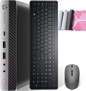 HP Prodesk 600 G3 Mini i5 Desktop PC Bundle