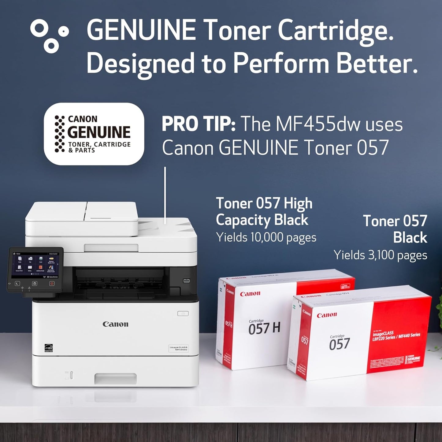 Canon MF455dw imageCLASS Monochrome Wireless Laser Printer