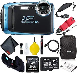 Fujifilm 600019826_6A XP130 Waterproof Camera Bundle