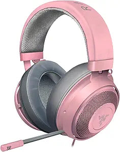 Razer Kraken Quartz Edition Gaming Headset - Wired Stereo, Pink