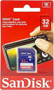 SanDisk Secure Digital 32GB SDHC Class 4 — main product image