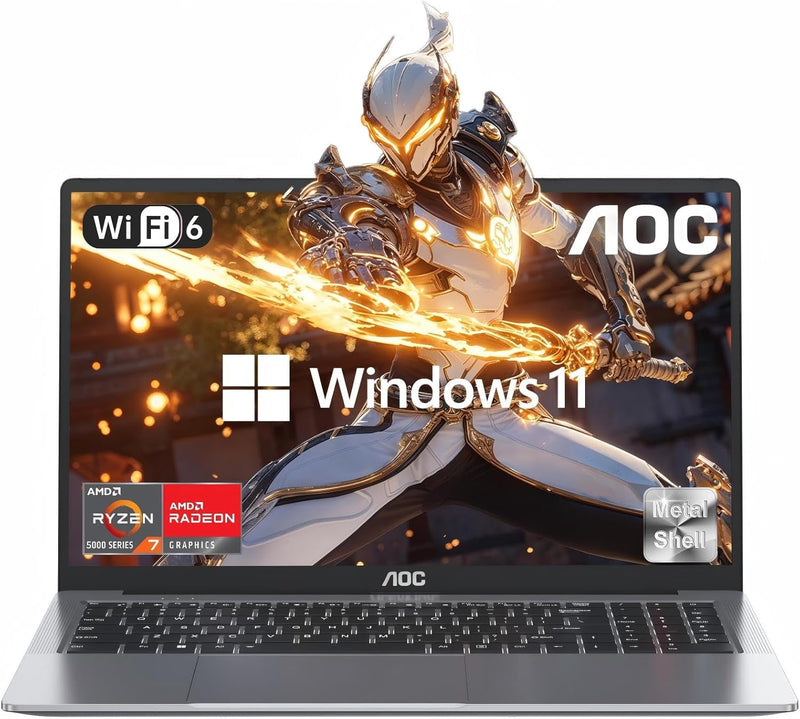 AOC AX16Pro Gaming Laptop - Ryzen 7, 16GB RAM, 512GB SSD, 16.1