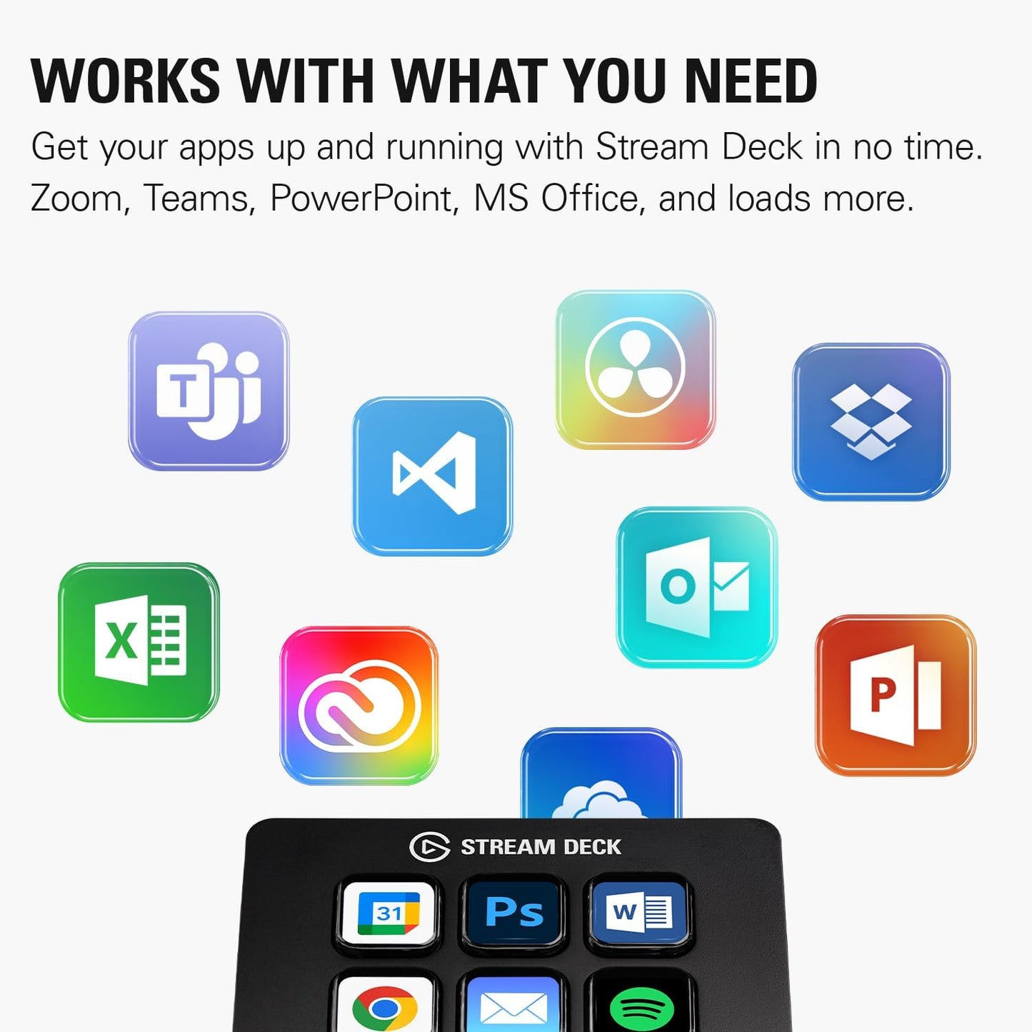 Elgato 10GAI9901 Stream Deck Mini Zoom Teams Controller