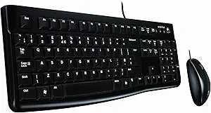 Logitech 920-004218 MK120-TAA: Keyboard/Mouse Combo, USB