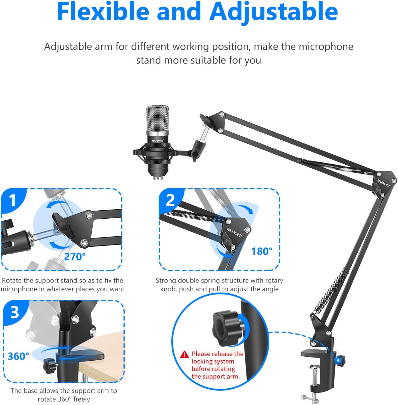 Neewer NW 800 Studio Condenser Microphone Kit
