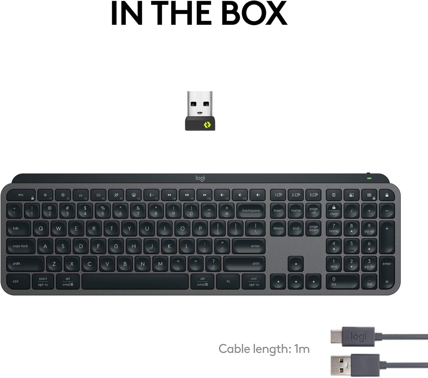 Logitech 920-011558 MX Keys S Wireless Low Profile Keyboard
