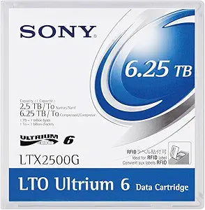 Sony LTX2500G LTO-6 6.25TB Data Tape Cartridge