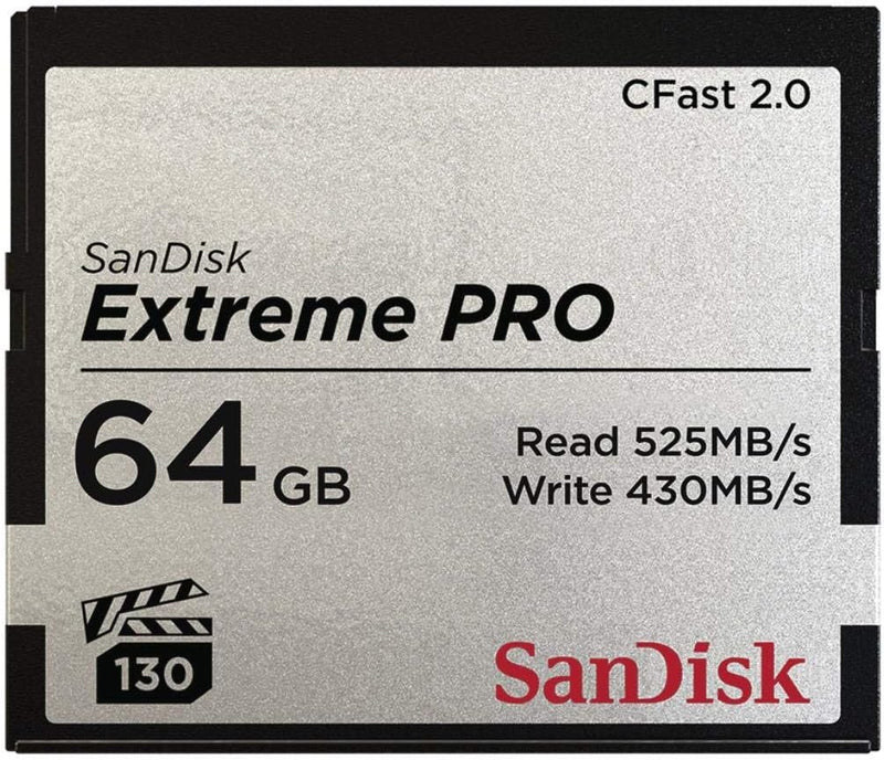 SanDisk SDCFSP-064G 64GB Extreme PRO CFast 2.0 Card — main product image