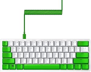 Razer Huntsman Mini 60% Mercury White Gaming Keyboard Bundle