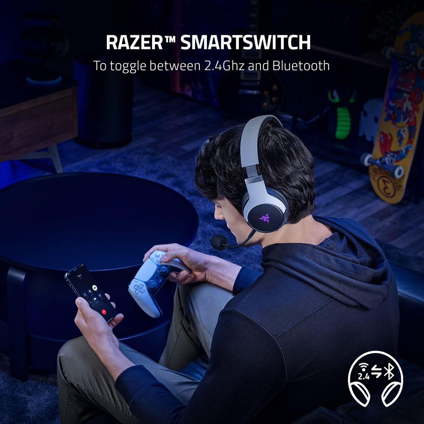 Razer RZ04-04030100-R3U1 Kaira Pro HyperSense Wireless Headset