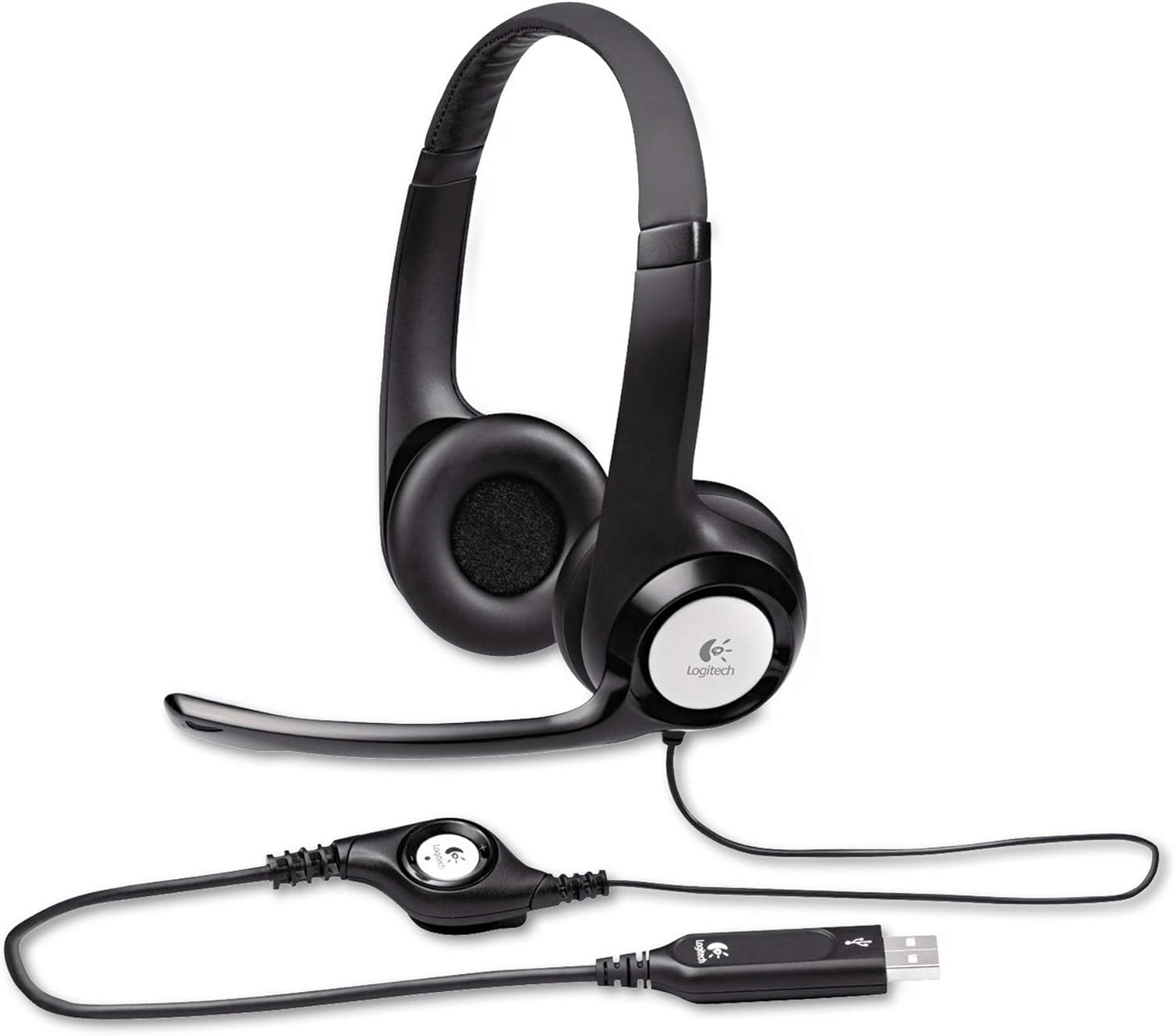 Logitech 5582666792 H390 USB Headset Noise-Canceling Microphone