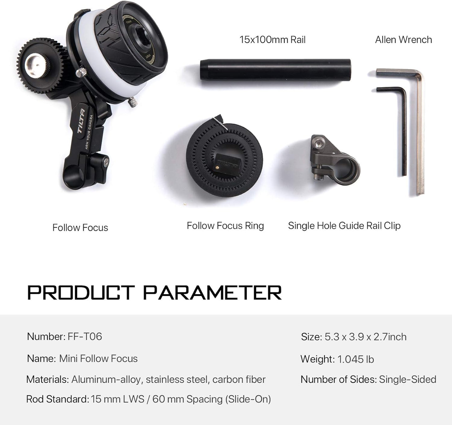 Tilta FF-T06 Pocket Follow Focus with A/B Stops