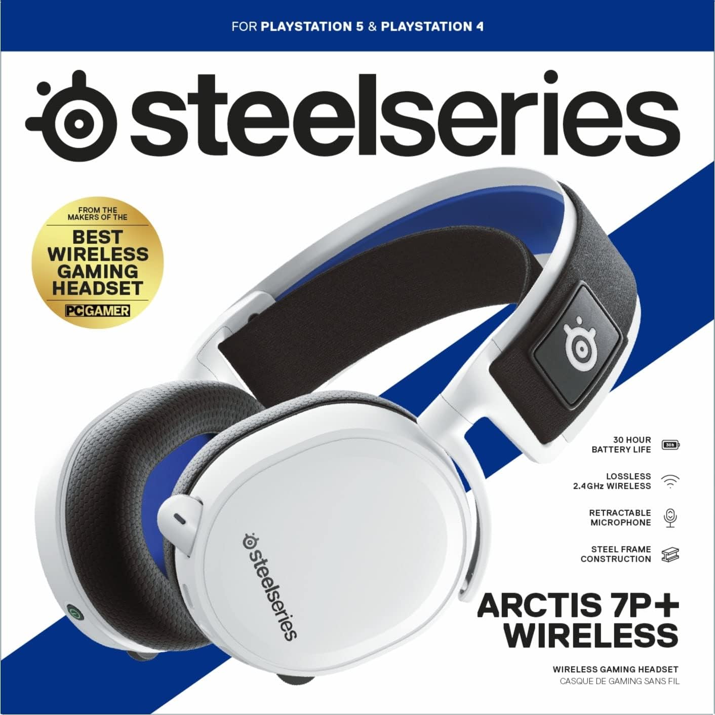SteelSeries 207-00-1541 Arctis 7P+ Wireless Gaming Headset