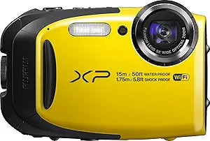 Fujifilm FinePix XP80 Yellow Waterproof Digital Camera — main product image