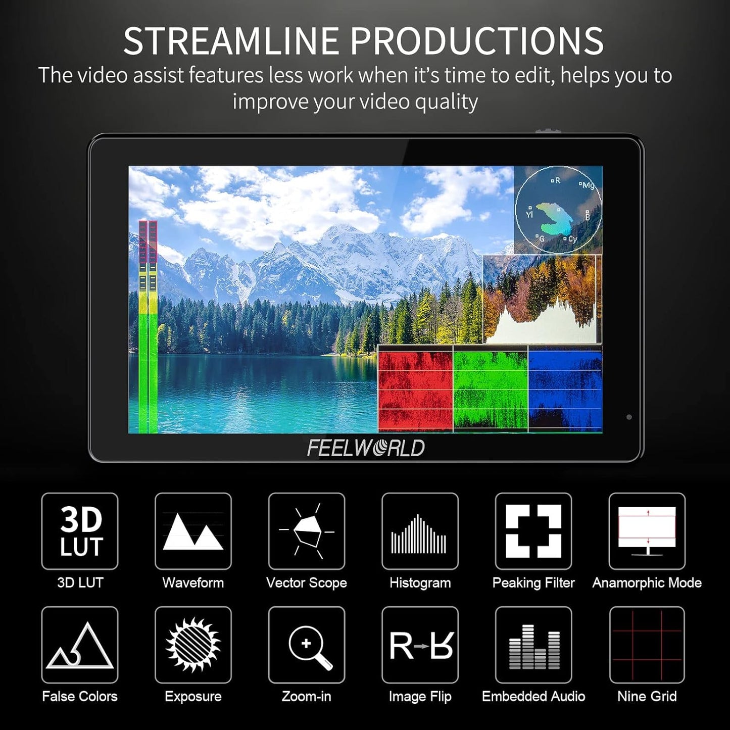 FEELWORLD SA-FW759 5.5" 3000nit Touchscreen Monitor