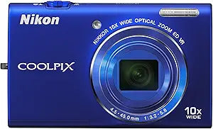 Nikon 26276 COOLPIX S6200 16MP Digital Camera (Blue)