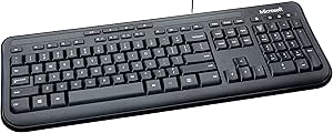 Microsoft APB-00001 Wired Desktop 600 Keyboard Mouse Combo — main product image