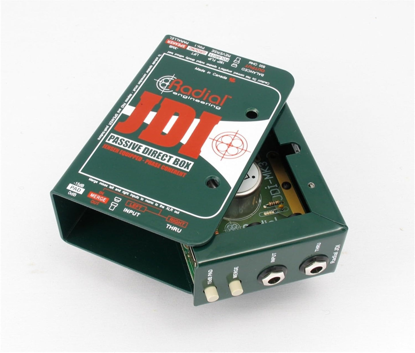 Radial Engineering R8001010 JDI Passive Direct Box Jensen Transformer