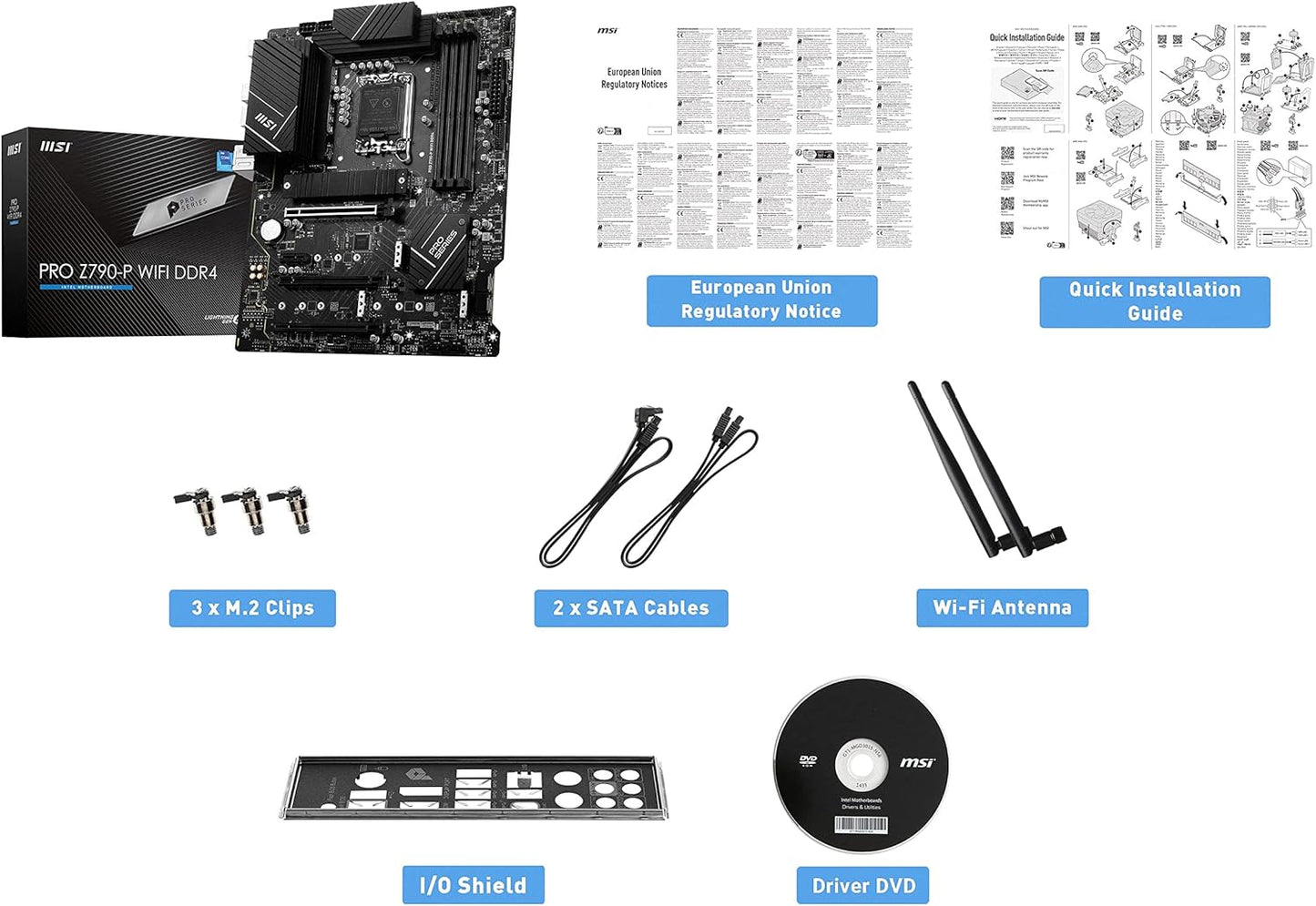 MSI PRO Z790-P WiFi DDR4 Gaming Motherboard Renewed