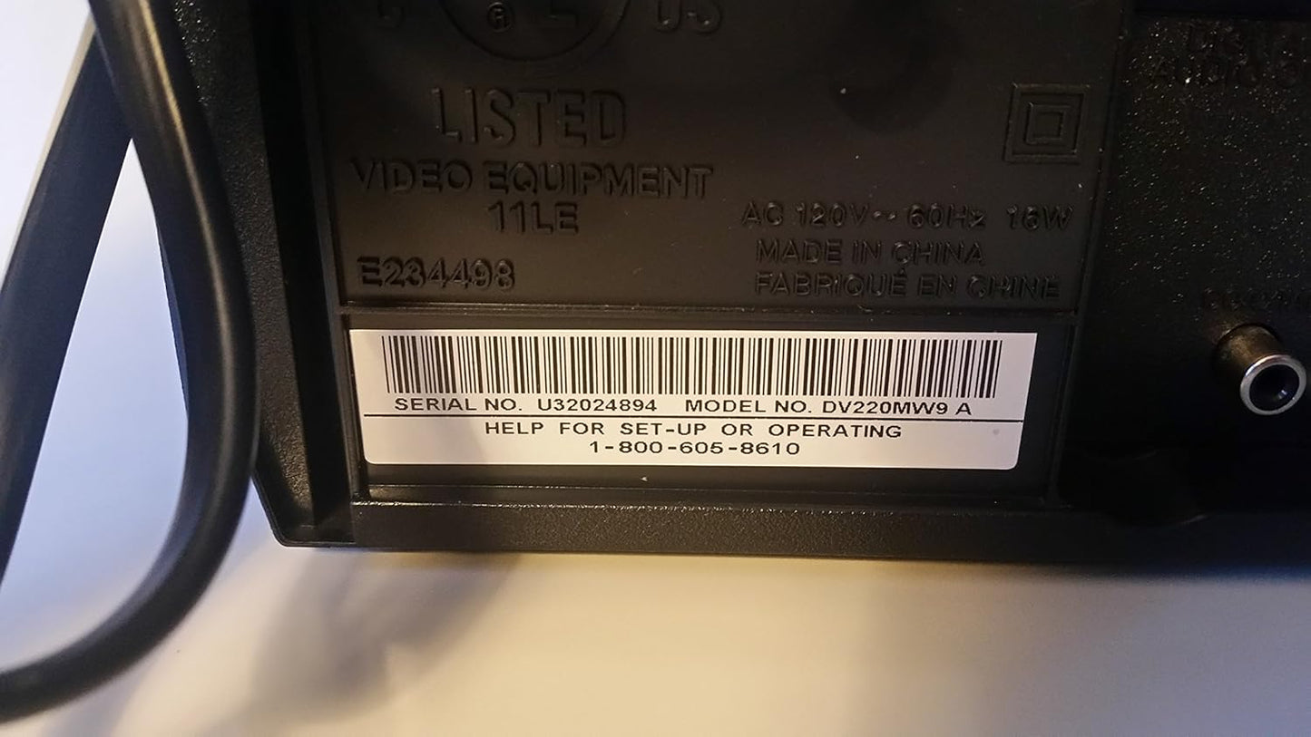 Magnavox DV220 MW9 Refurbished DVD/VCR Combo Player