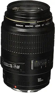 Canon 4657A006-cr EF 100mm Macro Lens (Renewed)