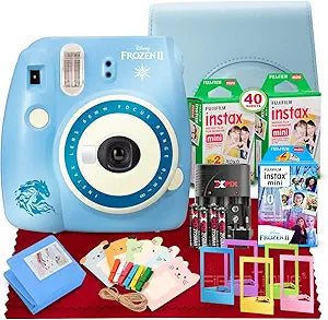 Fujifilm Instax Mini 9 Frozen 2 Instant Camera Bundle