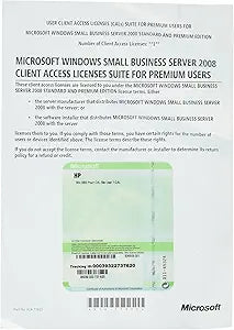 HP 508881-B21 Windows SBS 2008 Premium - 1 User CAL — main product image