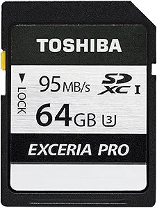 Toshiba THN-N401S0640E4 Exceria Pro N401 64GB SDXC UHS-I Card
