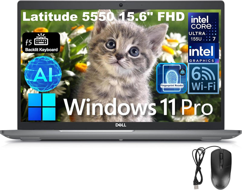 Dell 5550 Latitude AI Laptop Ultra 7 64GB 1TB SSD — main product image