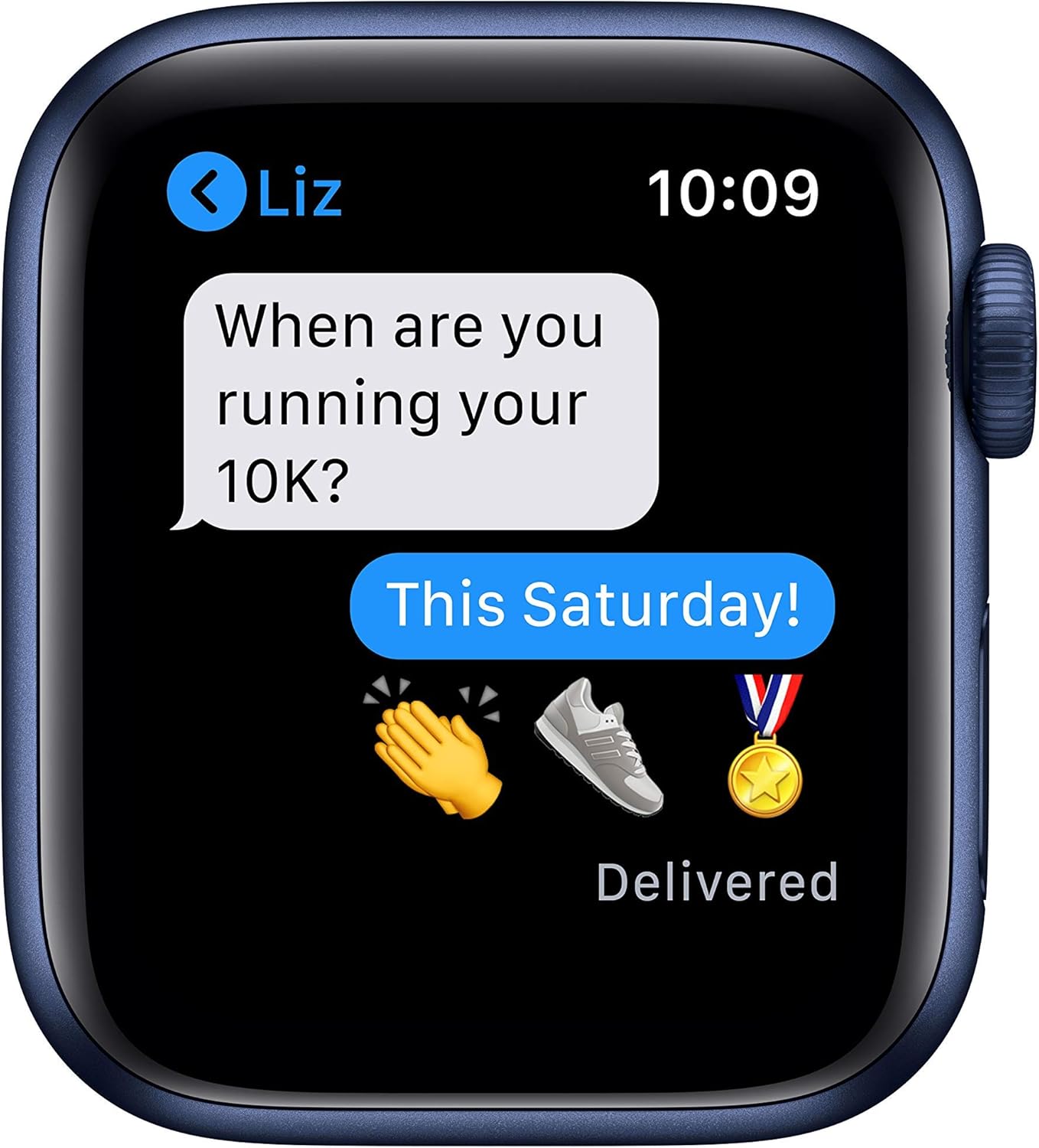 Apple MG143LL/A-cr Watch Series 6 40mm Blue (Renewed)