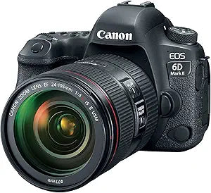 Canon 6D Mark II DSLR Camera 24-105mm Lens