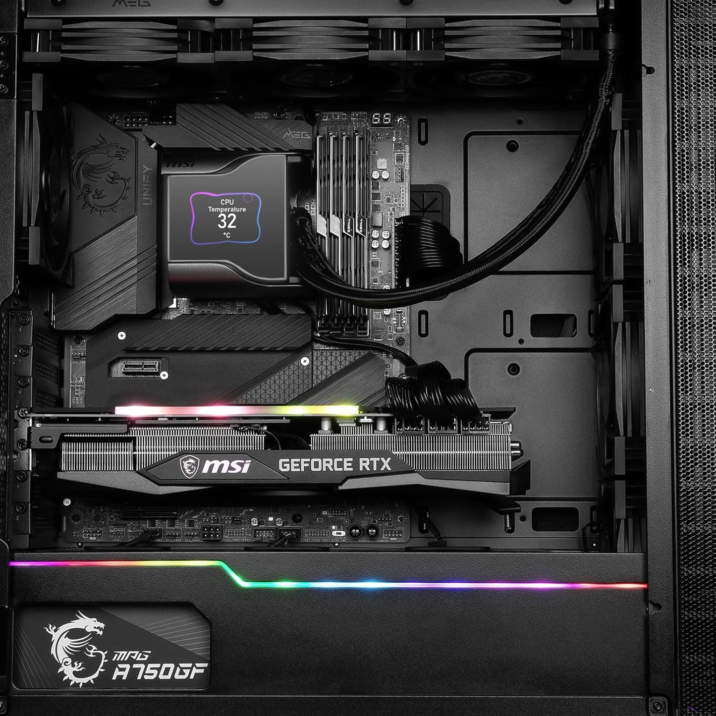 MSI CLS360 MEG CoreLiquid S360 AIO Liquid CPU Cooler