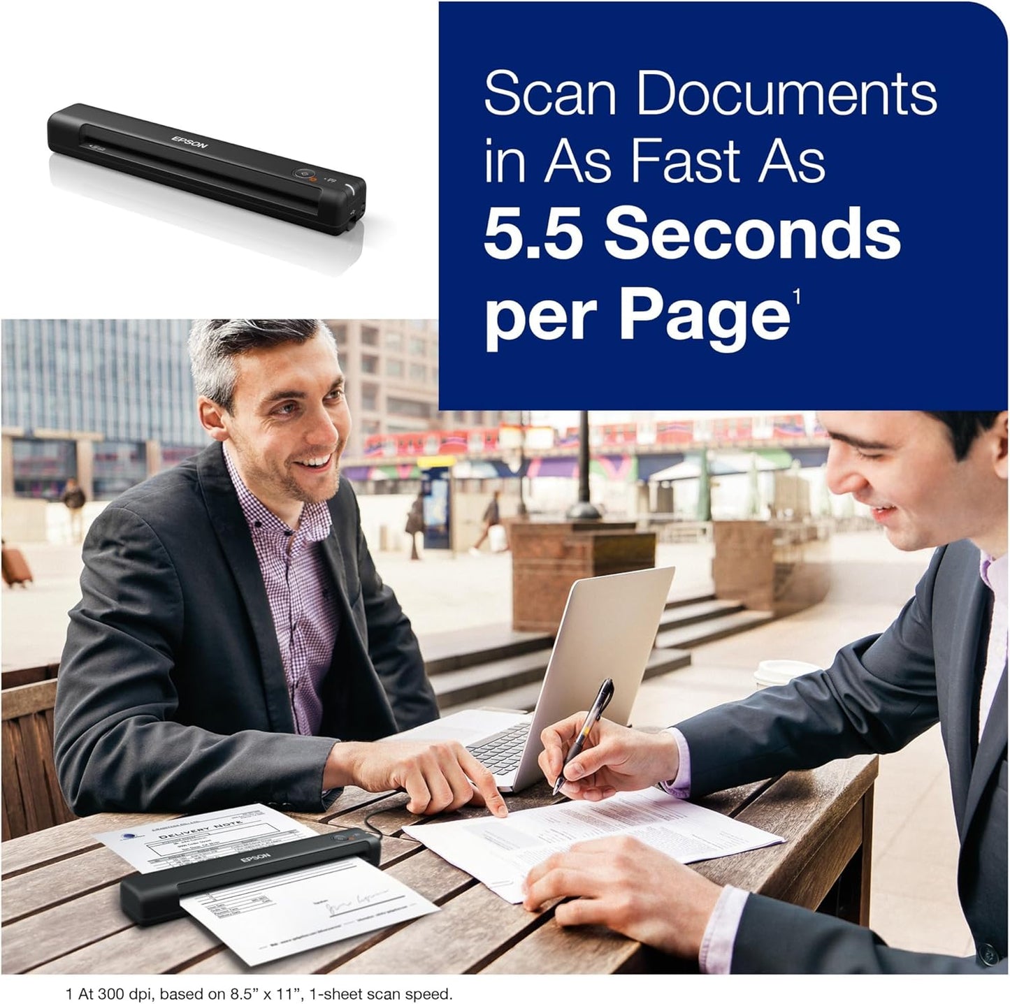 Epson ES-50 WorkForce Portable Document Scanner