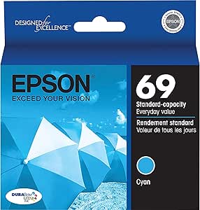 Epson T069220 Cyan Ink Cartridge - Original, Standard Capacity