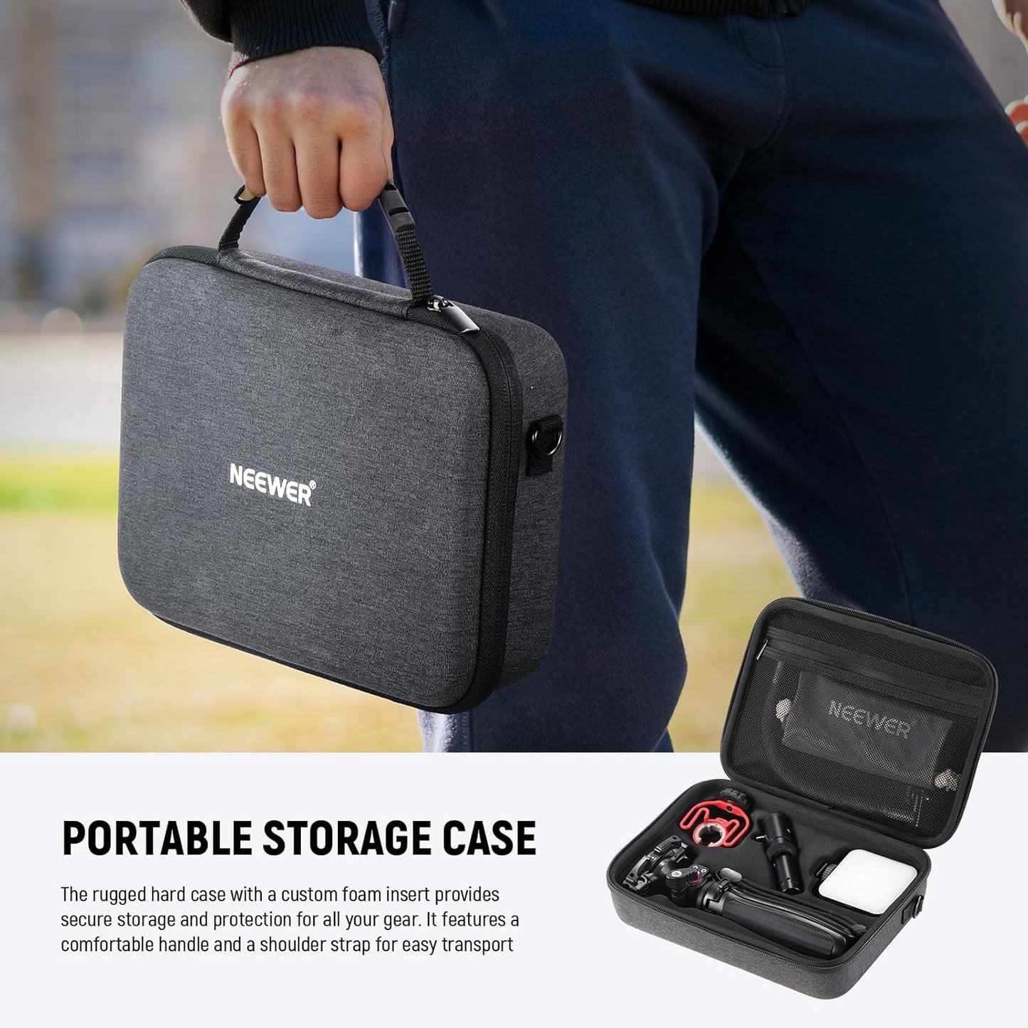 Neewer 10105101 Phone Vlogging Kit LED Light USB C Microphone