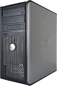 Dell OPTIPLEX GX780 Tower Core 2 Duo Desktop PC (Renewed)