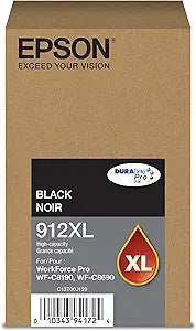 Epson T912XL120 DURABrite Pro Black Ink Cartridge — main product image