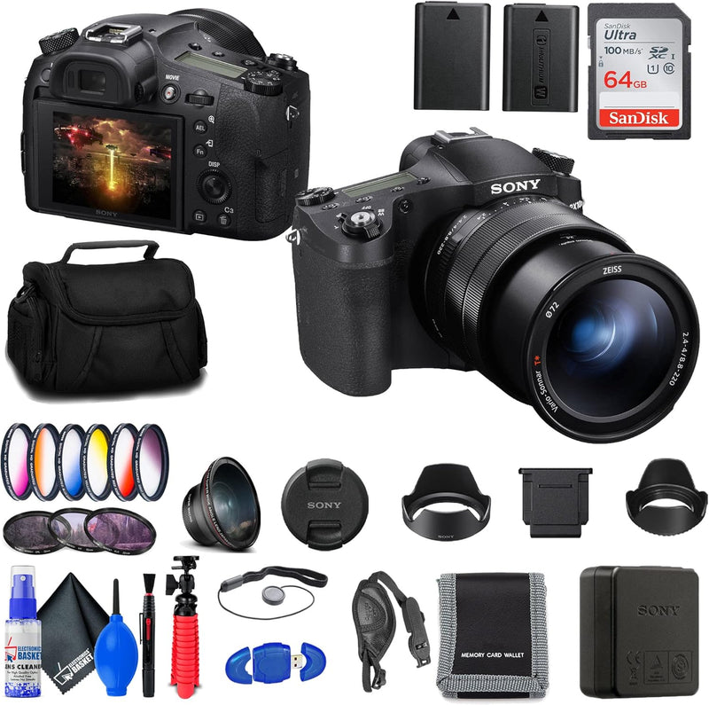 Sony DSCRX10M4/B Cyber-Shot Digital Camera Bundle (Renewed) — main product image