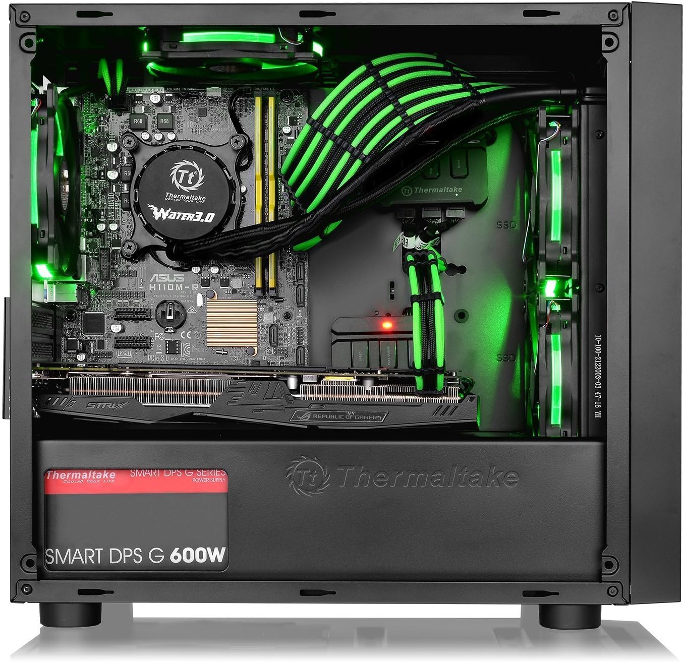 Thermaltake CA-1J4-00S1WN-01 Versa H18 Micro ATX Case