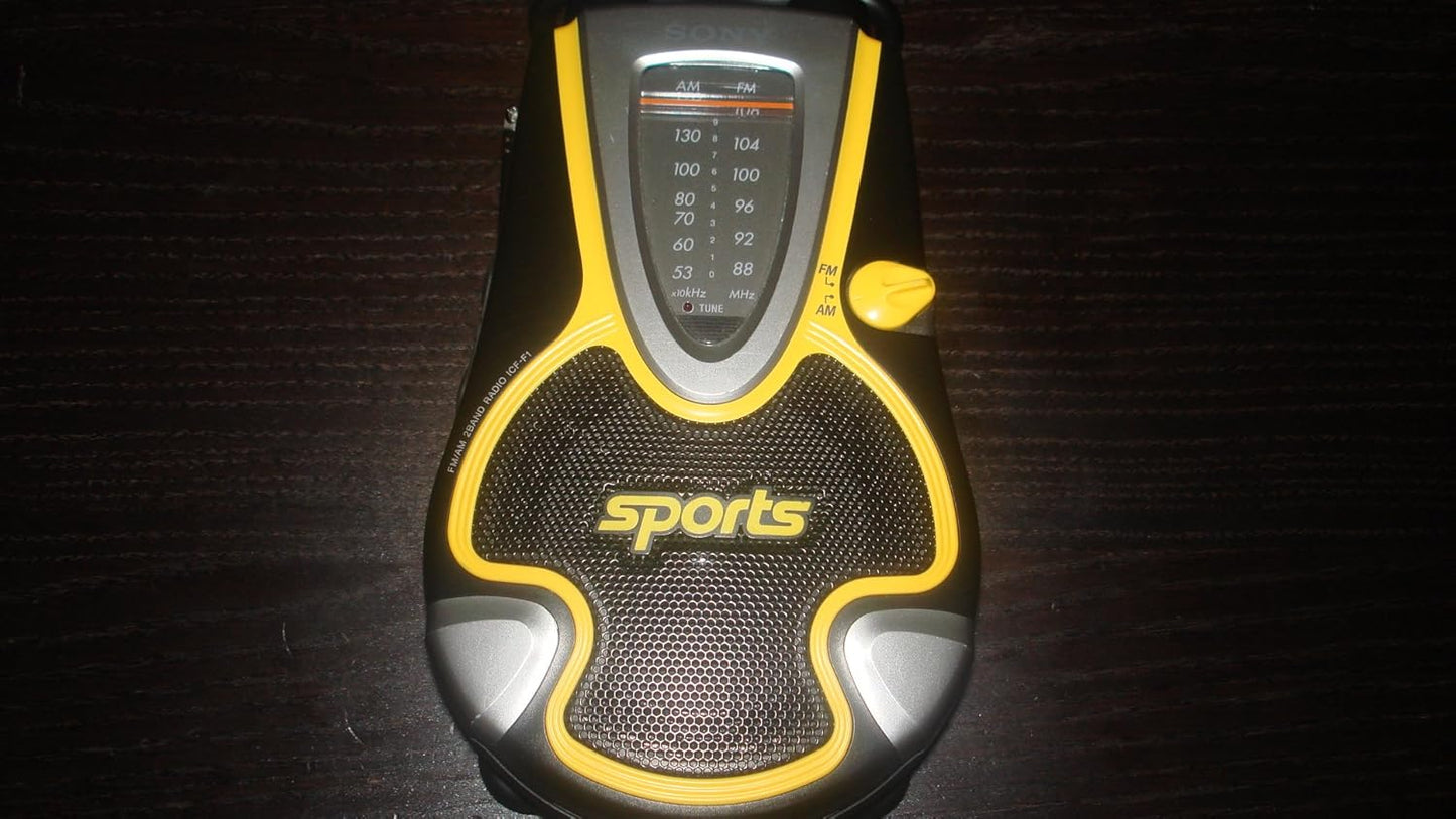 Sony ICF-F1 Sports AM/FM Water Resistant Radio
