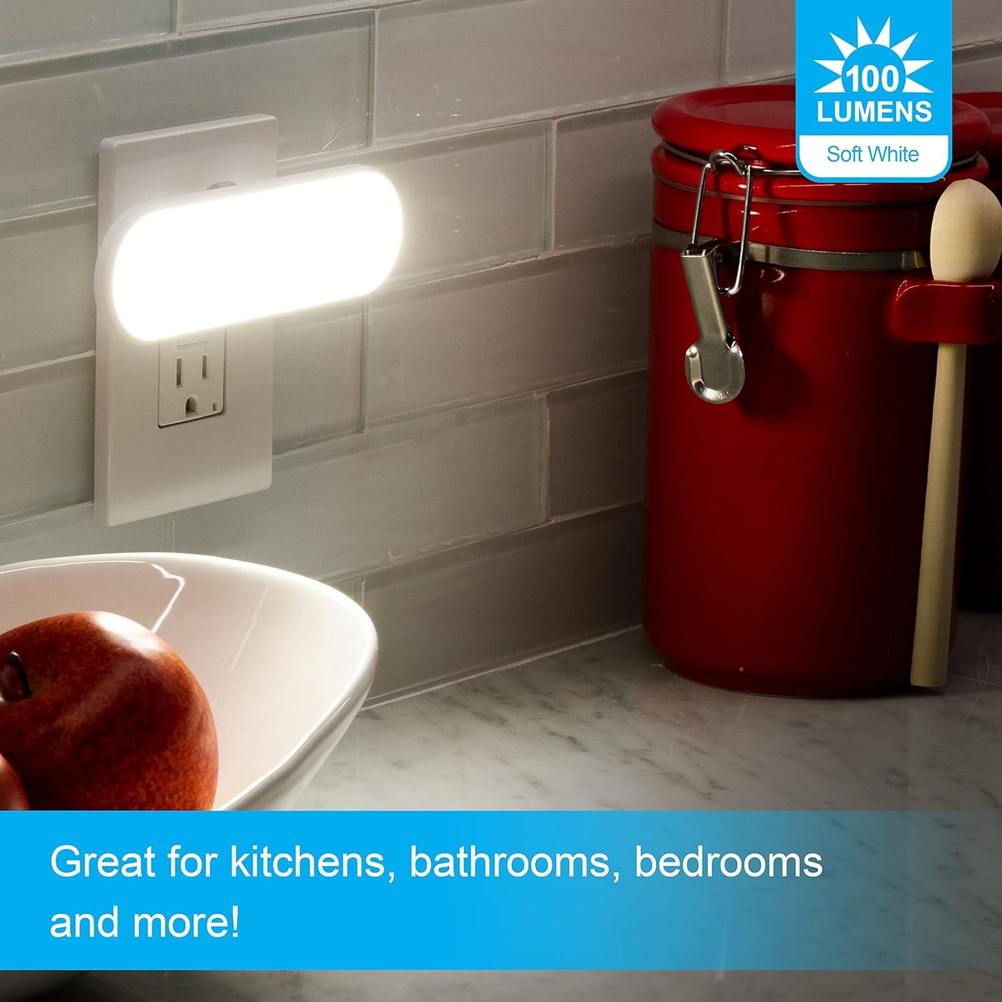 GE Ultrabrite LED Light Bar Night Light Plug-In