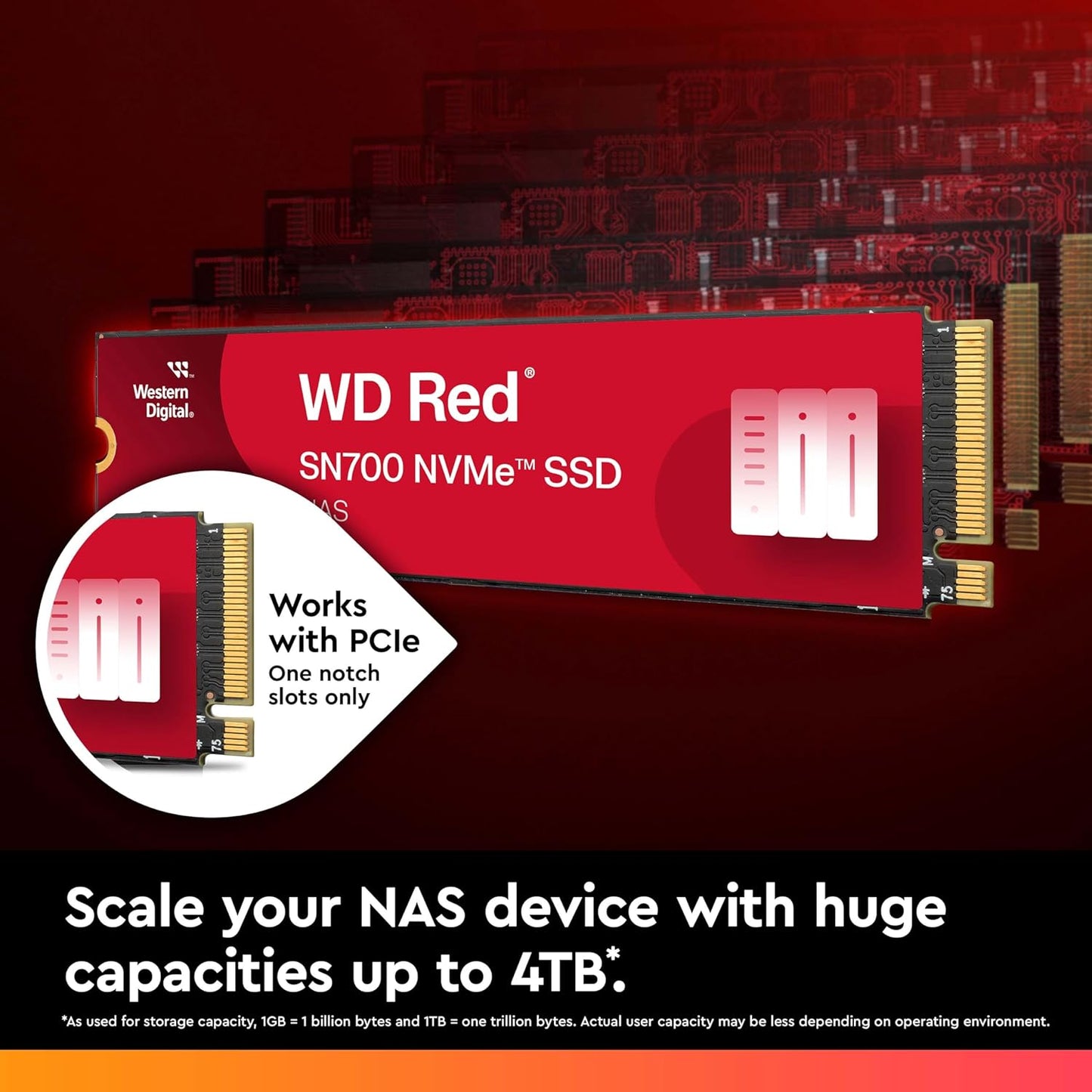 Western Digital WDS500G1R0C 500GB WD Red SN700 NVMe SSD