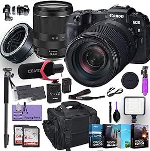 Canon EOS RP Mirrorless Camera RF 24-240mm Lens Bundle