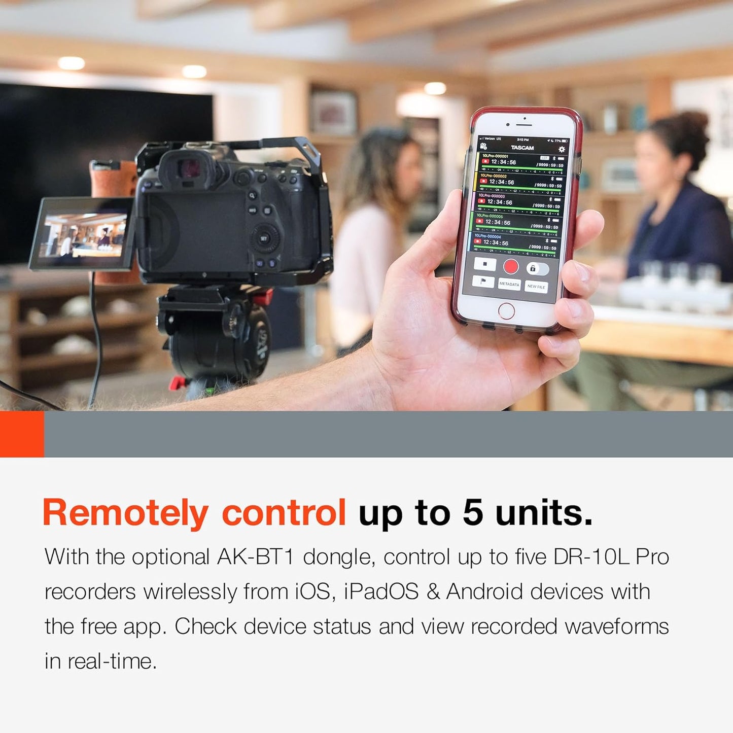 Tascam DR-10L PRO Lavalier Mic Recorder - 32-bit Float