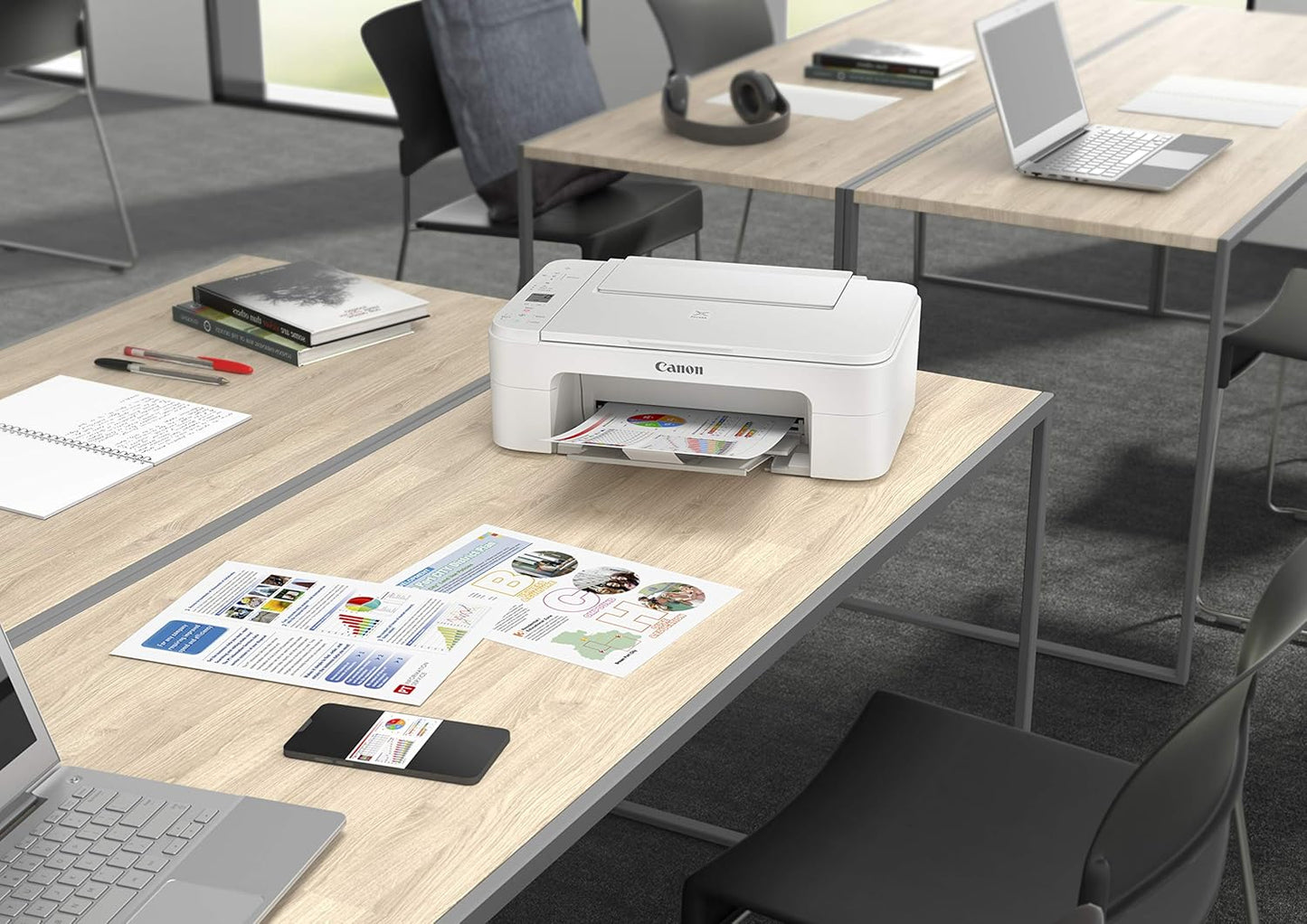 Canon 3771C022 Pixma TS3320 White Wireless Printer Alexa