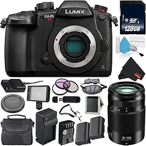 Panasonic LUMIX GH5S Mirrorless Camera with 35-100mm Lens